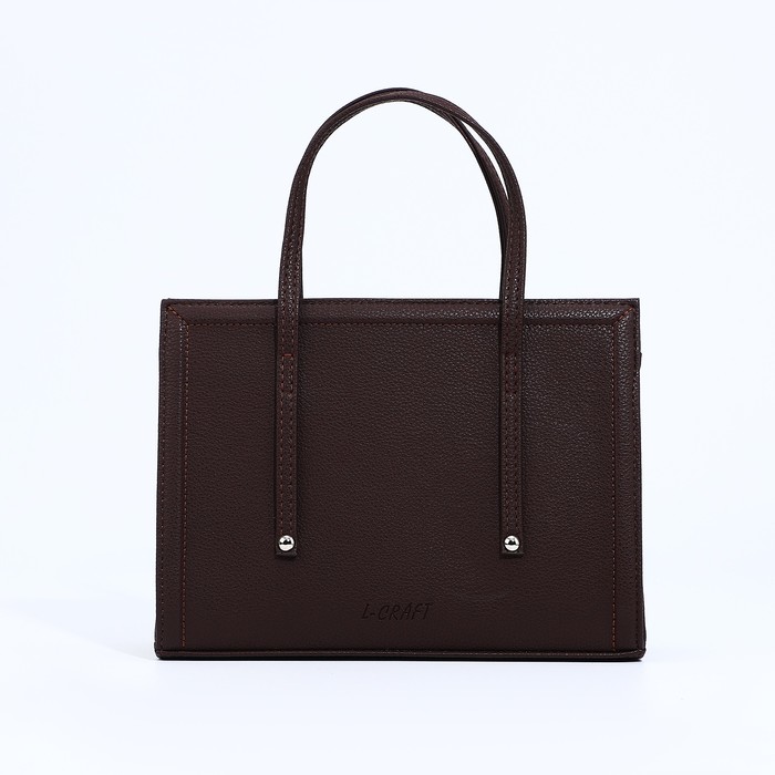 

Сумка тоут L-Craft на молнии, цвет коричневый