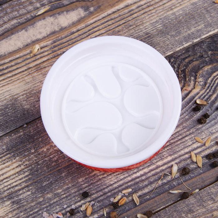 Банка для сыпучих продуктов 720 мл Puzzle, оранжевая