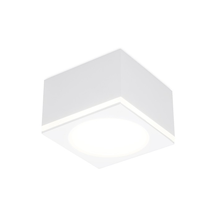 Накладной светодиодный точечный светильник Ambrella light, 96x96x70 мм, цвет белый