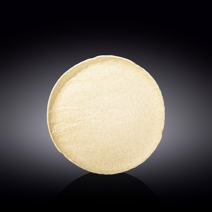 

Тарелка круглая Wilmax England Sand Stone, d=23.0 см, цвет песочный
