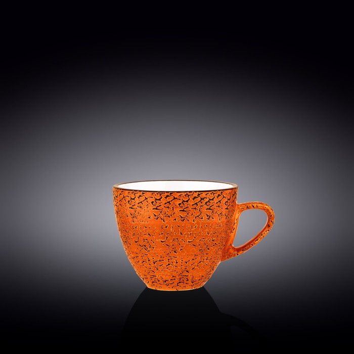 Чашка Wilmax England Splach, 300 мл, цвет оранжевый чашка wilmax england spiral 300 мл цвет красный