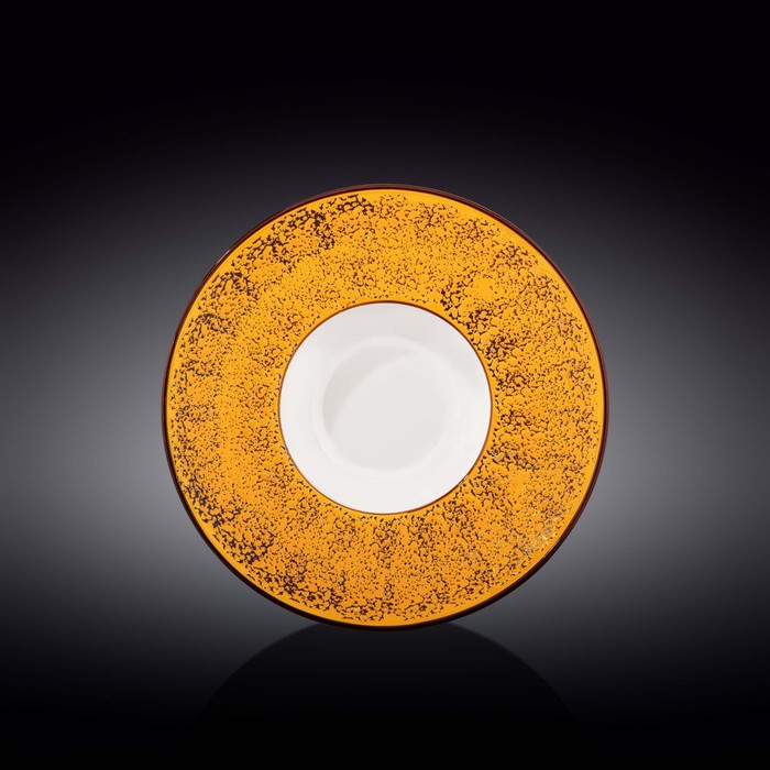 Тарелка глубокая Wilmax England Splach, d=24 см, 200 мл, цвет жёлтый тарелка глубокая wilmax splach d 25 5 см 350 мл цвет жёлтый