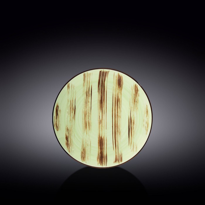 Тарелка круглая Wilmax England Scratch, d=18 см, цвет фисташковый тарелка trent круглая d 18 см