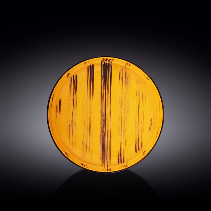 Тарелка Wilmax England Scratch, d=23 см, цвет жёлтый