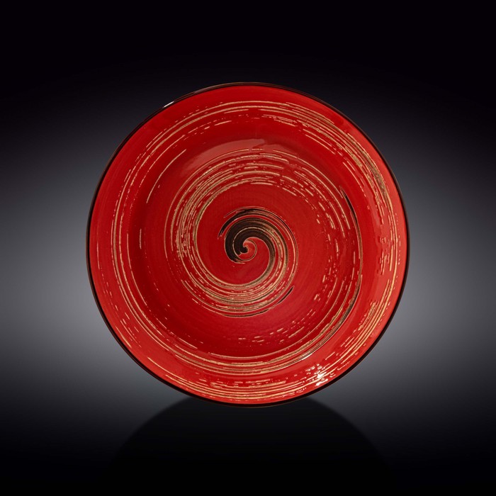 Тарелка глубокая Wilmax England Spiral, d=28.5 см, 500 мл, цвет красный тарелка глубокая wilmax spiral d 28 5 см 500 мл цвет фисташковый