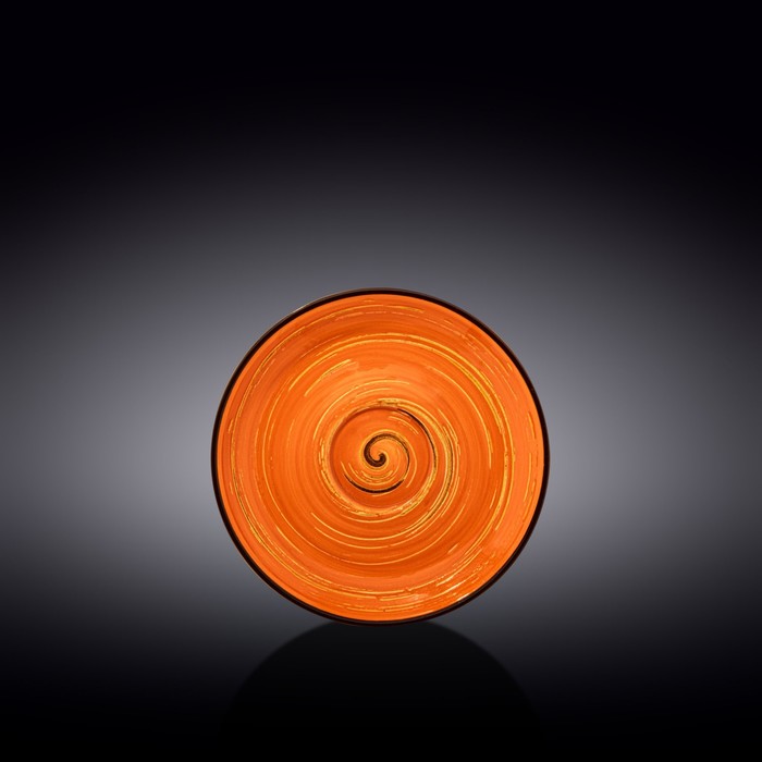 

Блюдце Wilmax England Spiral, d=15 см, цвет оранжевый