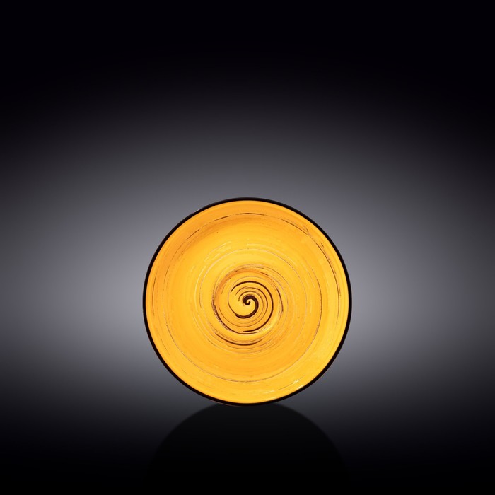 

Блюдце Wilmax England Spiral, d=14 см, цвет жёлтый