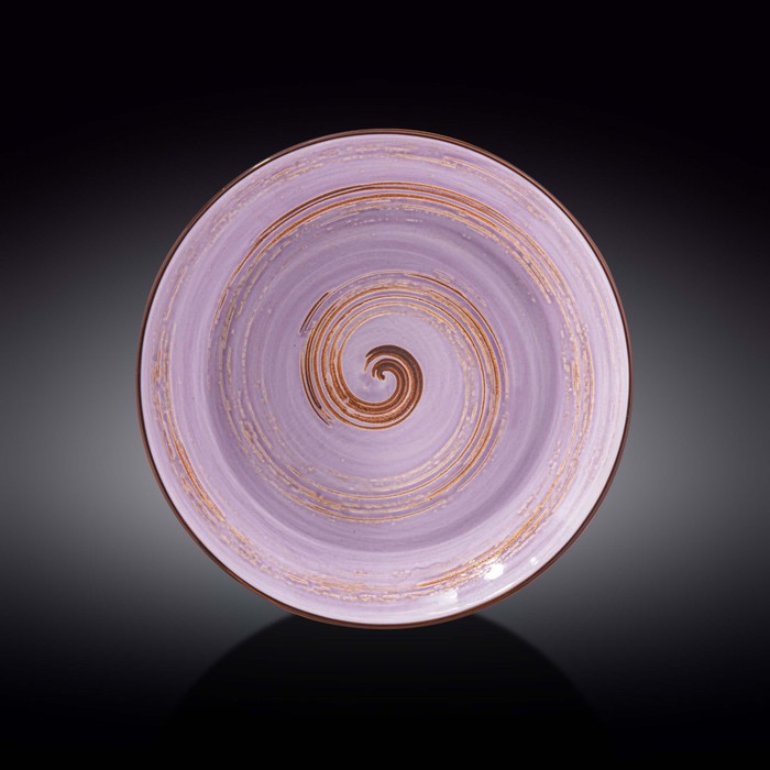 Тарелка глубокая Wilmax England Spiral, d=28.5 см, 500 мл, цвет лавандовый тарелка глубокая wilmax spiral d 28 5 см 500 мл цвет фисташковый