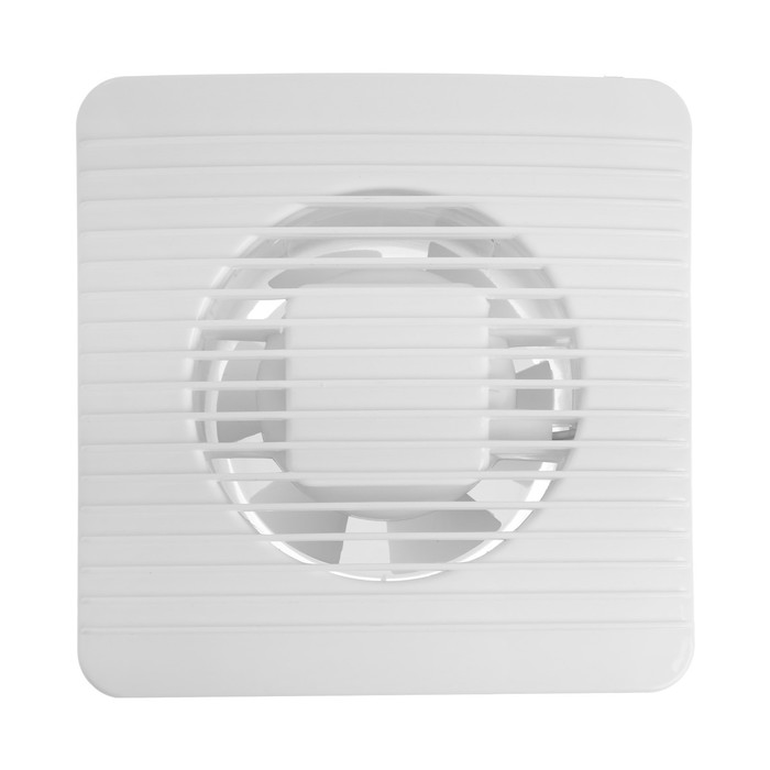 Вентилятор вытяжной ZEIN LOF-07, d=100 мм, 220 В, 15 Вт, сетка, кнопочный выключатель, белый