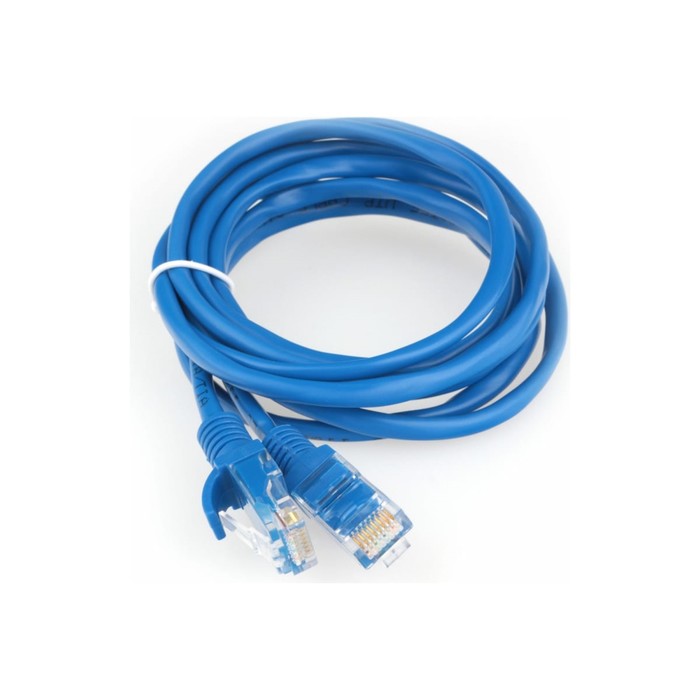 

Патч-корд Гарнизон PC-UTP-5e-2-B, UTP 5е кат., RJ-45(m)-RJ-45(m), 2 м, синий