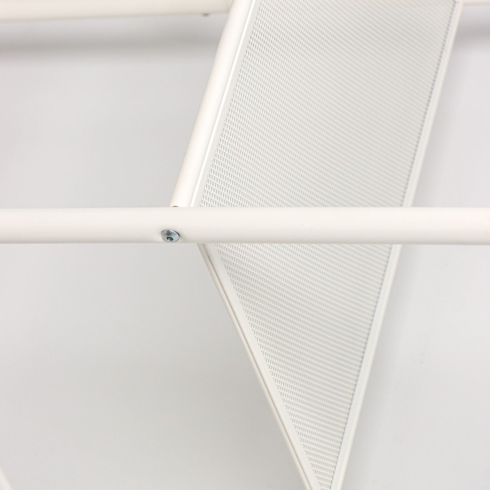 Стеллаж «Валенсия 15», 45,5×30×155,5 см, цвет белый