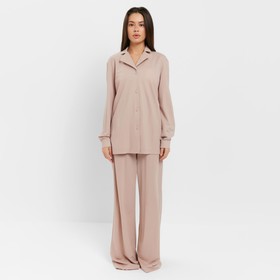 Комплект женский (рубашка, брюки, топ) KAFTAN "Base" р. 42,  пудровый