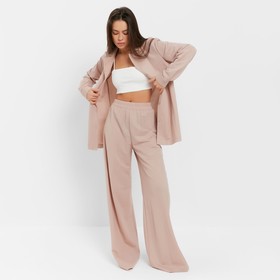 Комплект женский (рубашка, брюки, топ) KAFTAN "Base" р. 48,  пудровый