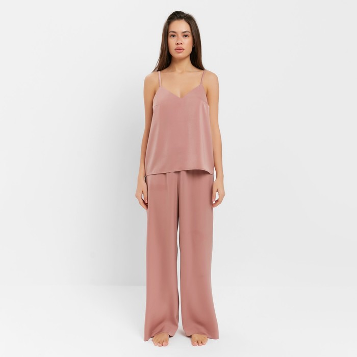 

Комплект женский (майка, брюки) KAFTAN "Silk" р. 44, пудровый