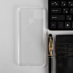 

Чехол PERO, для телефона Realme C25, силиконовый, прозрачный