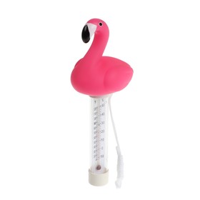 Термометр плавающий, Luazon, для бассейна, фламинго