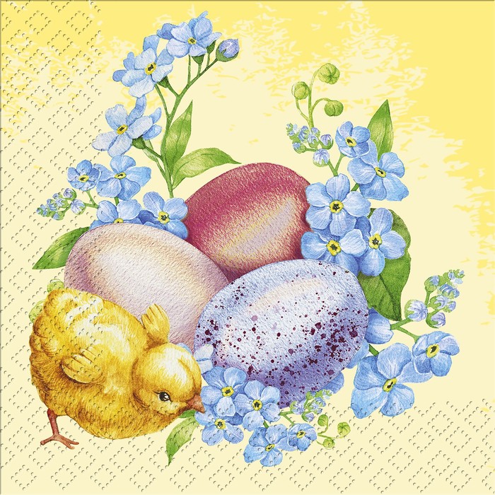 

Салфетки бумажные Gratias «Пасхальная корзинка», 20 шт, 33 × 33 см