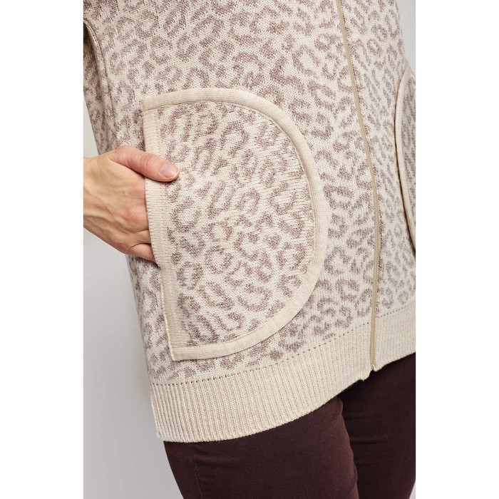 

Жакет женский, размер 54, цвет бежевый