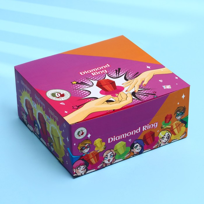 

Леденцовая карамель Dendy Candy "Сладкое кольцо" МИКС 15г