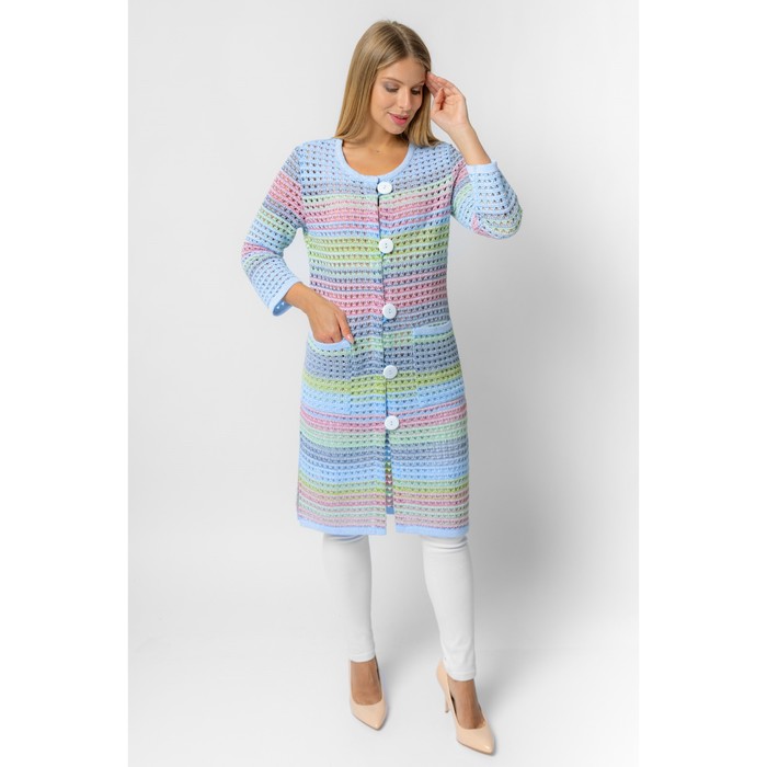 

Кардиган женский, размер 58, цвет радуга