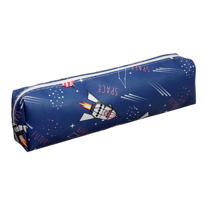 Пенал школьный на молнии МИКС Космос 9361151