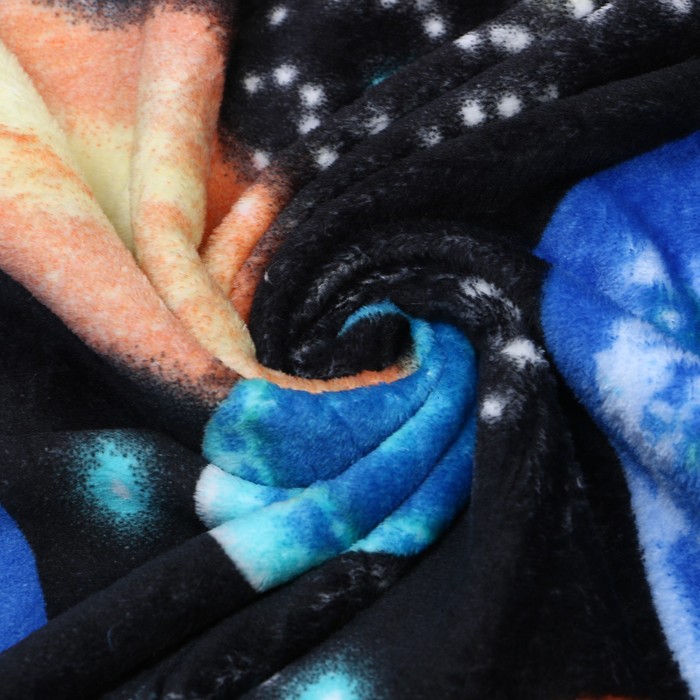 Плед 200х220см, велсофт, 280г/м, 100% полиэстер 9549553