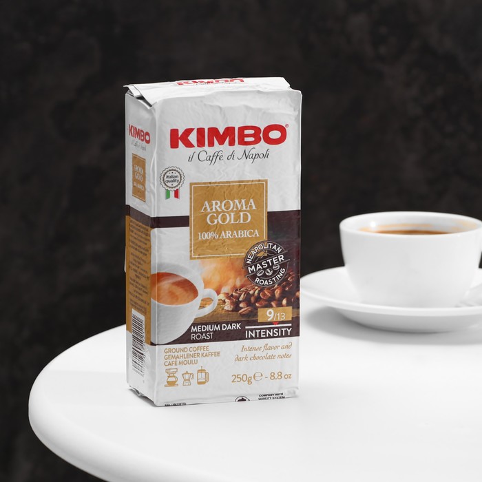 фото Кофе молотый kimbo aroma gold 100% arabica, 250 г