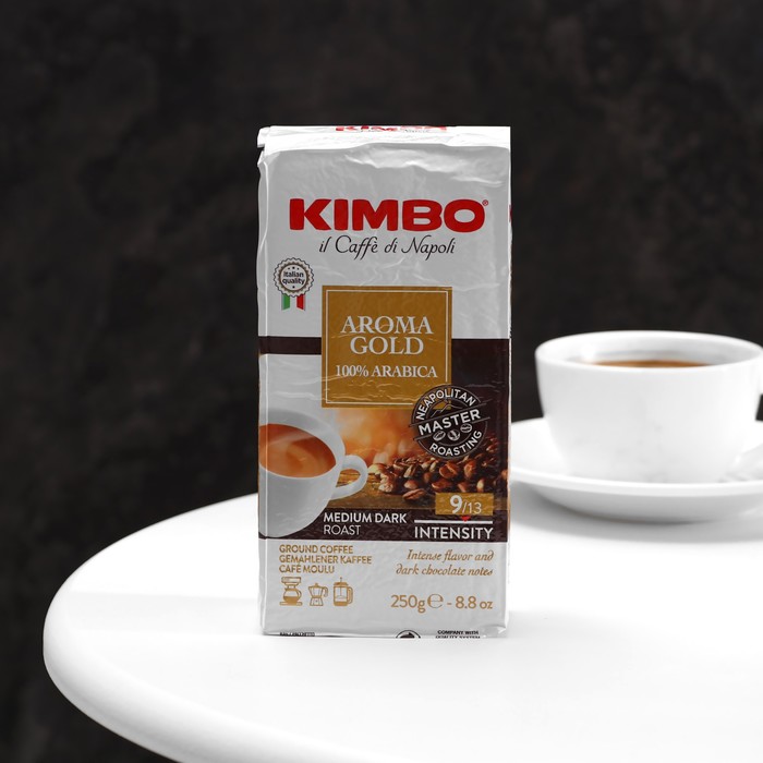 

Кофе молотый KIMBO AROMA GOLD 100% ARABICA, 250 г