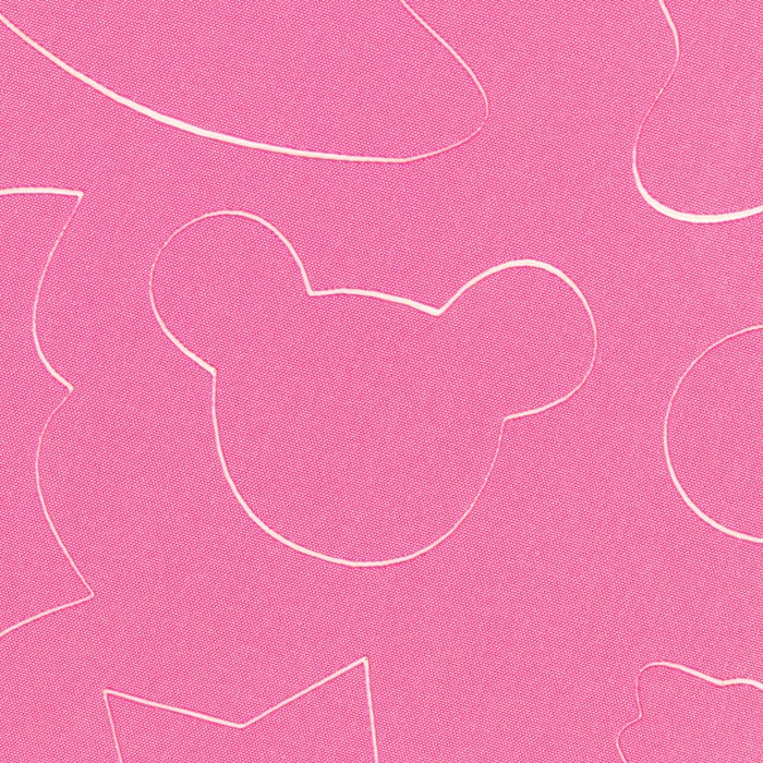 Заплатки клеевые лист с ассорти фигур нейлон 24,5*14,5см розовый