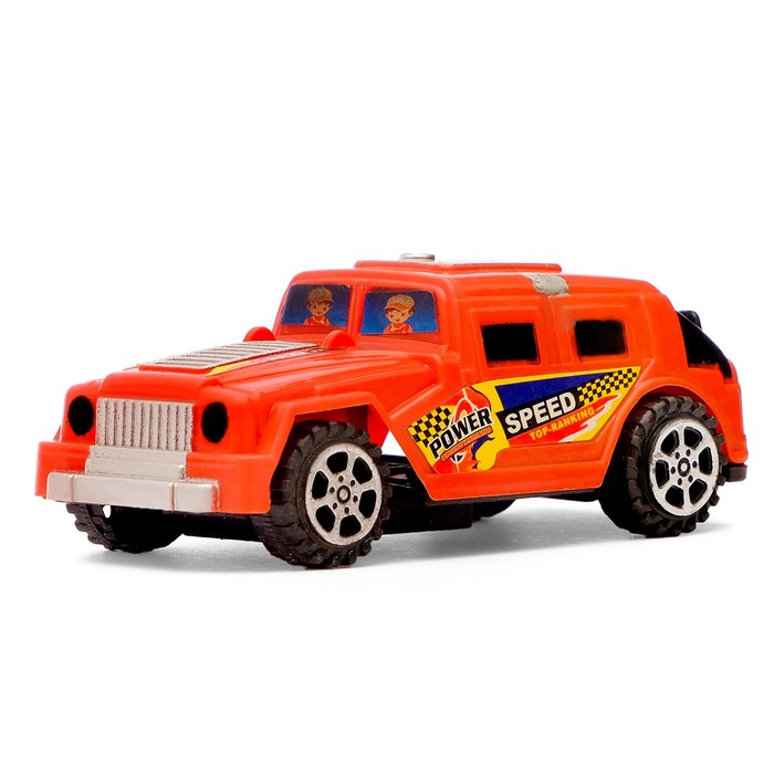 Машина инерционная "Джип", цвета МИКС