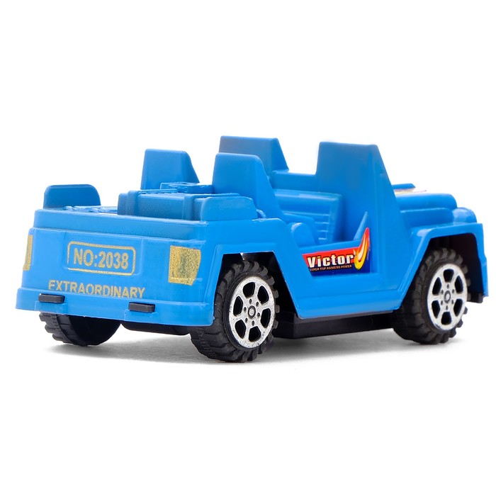 Машина инерционная "Джип", цвета МИКС