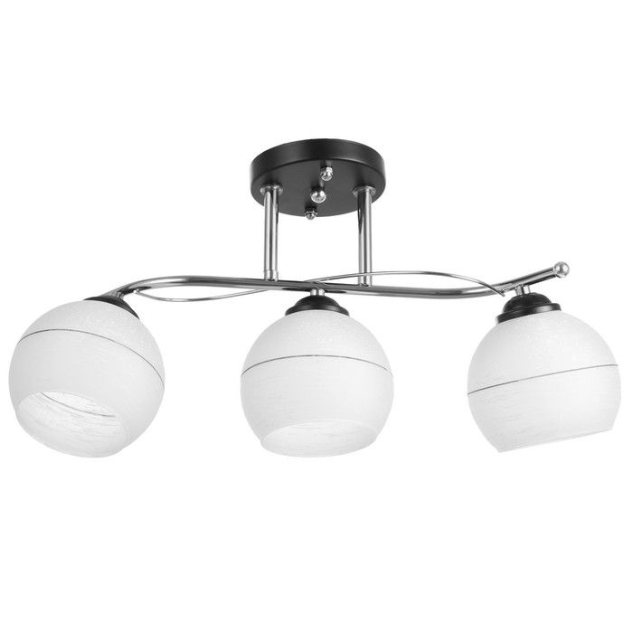 

Люстра "Брианна" 3xЕ27 40Вт хром 55х26х25 см BayerLux