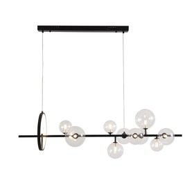

Люстра «Иона», размер 120x28x200 см, 10x5Вт,+ LED 17Вт, G9