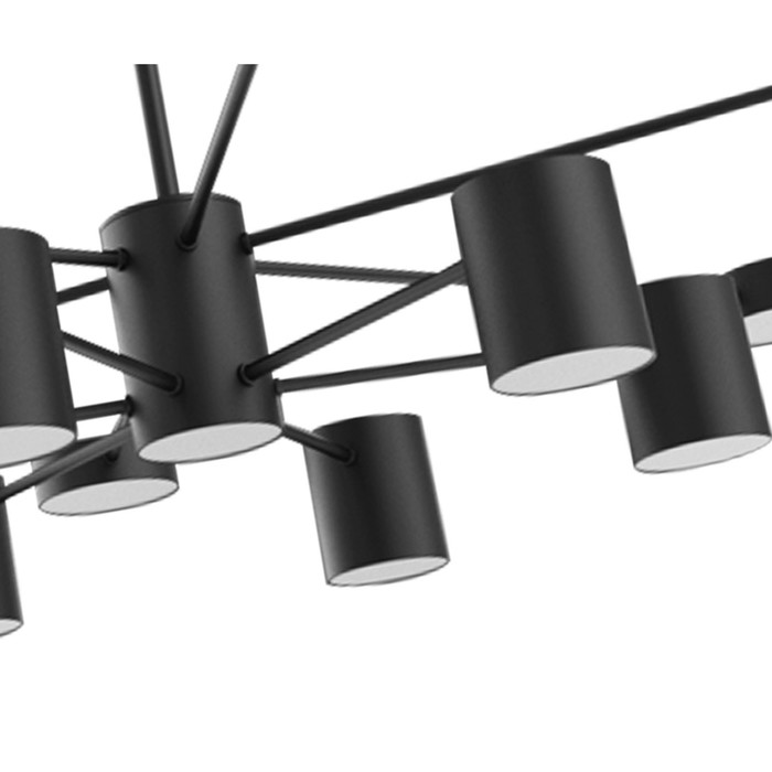 

Люстра «Мекли», размер 80x67 см, LED 7x6Вт,+6x8Вт, 4000K