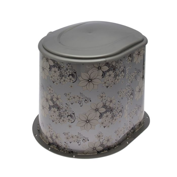 Туалет дачный, h=39 см, без дна, с креплением к полу, «Парма»