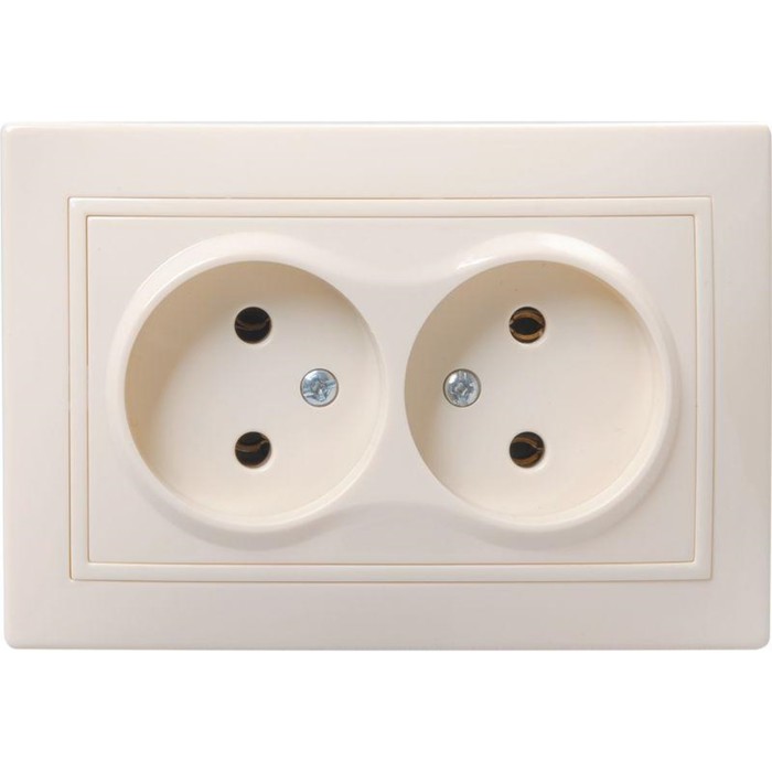

Розетка IEK ERK23-K33-10-DM Кварта, СП, 2 розетки, 10А