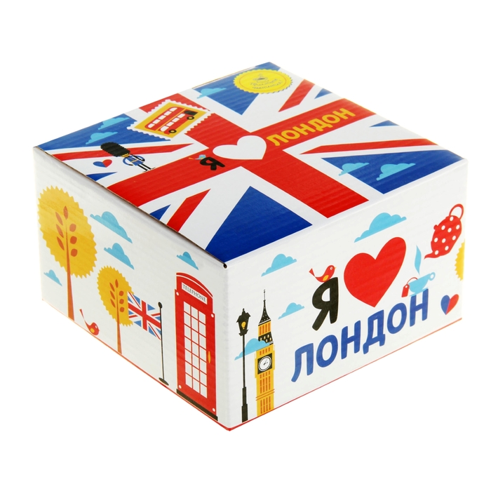 Чайная пара "Я люблю Лондон", 200 мл