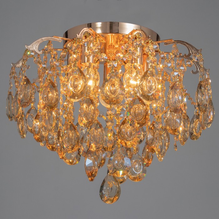 

Люстра "Дарья" 5х60Вт Е14 золото 41х41х33см SVK