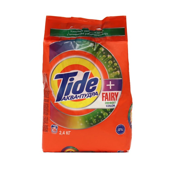 Стиральный порошок Tide Эффект Fairy Color, автомат, 2,4 кг