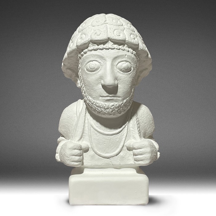 Гипсовая фигура Известные люди: Хетский царь Суппилулиума I, 11.5 х 11.5 х 21 см
