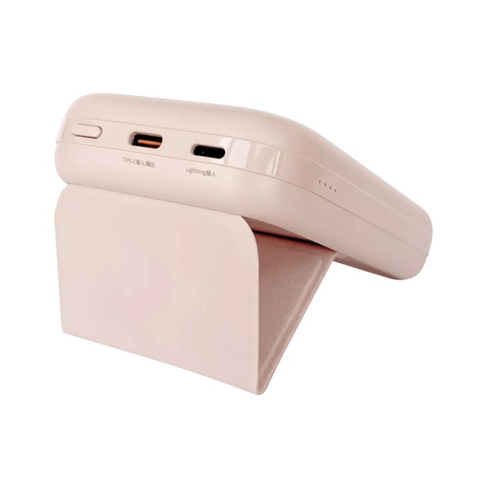 

Внешний аккумулятор Xiaomi Mi SOLOVE, 10000мАч, 3А, 20 Вт, быстрая зарядка, MagSafe, розовый