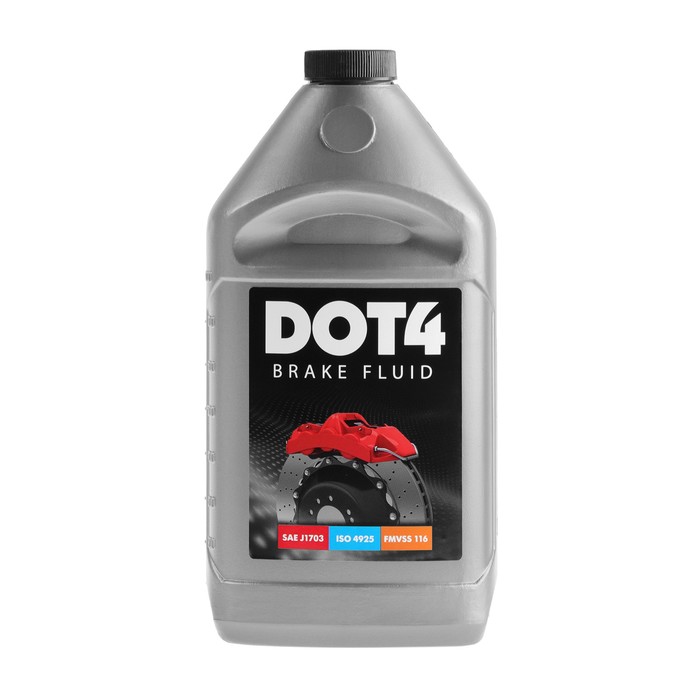Тормозная жидкость DOT-4, 910 г жидкость тормозная luxe dot 4 455 г