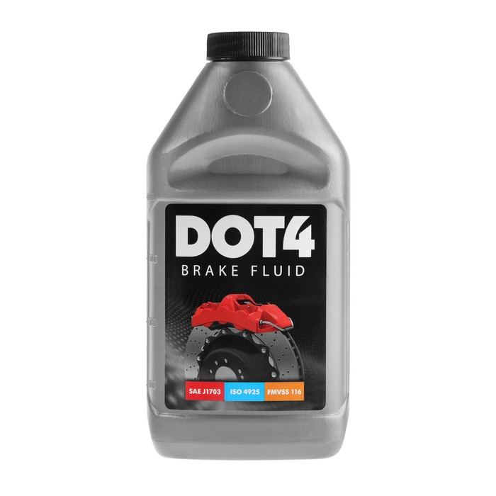 Тормозная жидкость DOT-4, 455 г жидкость тормозная oilright нева п dot 3 910 г