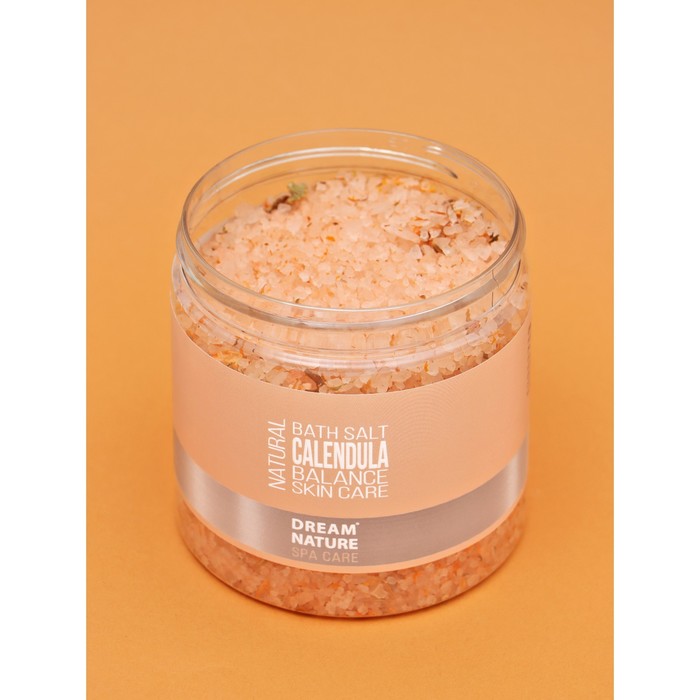 

Соль для ванн DREAM NATURE SPA CARE с цветами календулы, 600 г