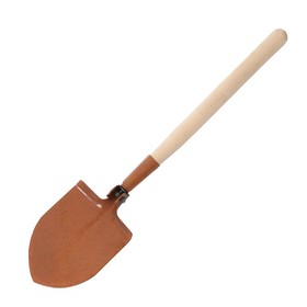 Лопата туристическая, складная, L = 42,5 см, деревянный черенок, ЛС-1