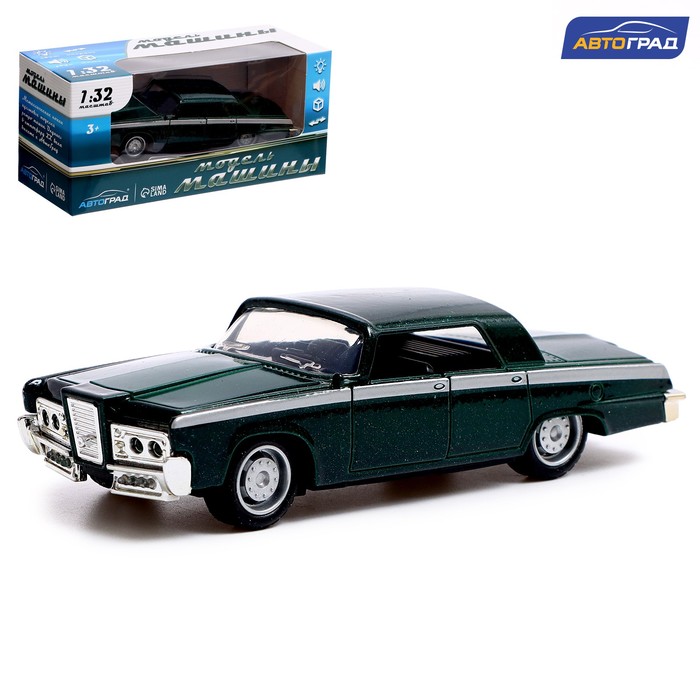 

Машина металлическая Muscle car, масштаб 1:32, свет и звук, инерция, цвет зелёный