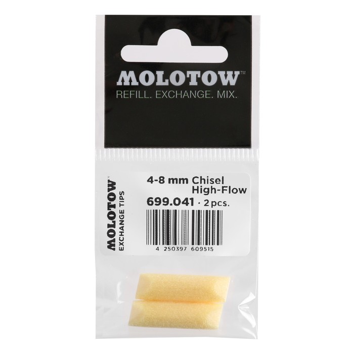 

Molotow Перо для маркера 327/367/311 4-8MM Chisel-Tip 699041 1шт