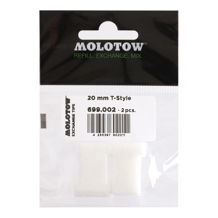 

Molotow Перо для маркера 620/627/640/411/611 T-Style 20 мм 699002 1 шт