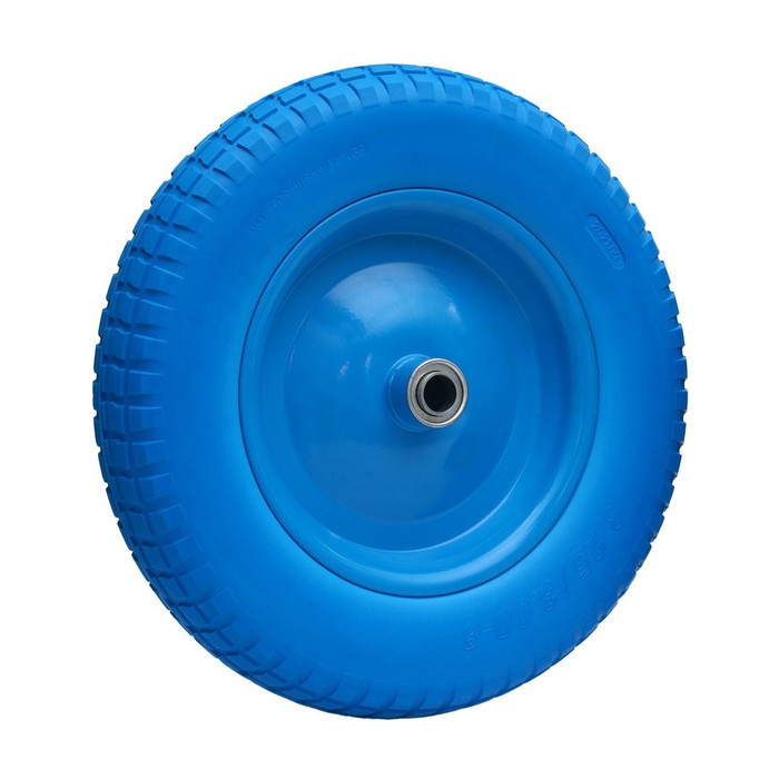 Колесо полиуретановое, d = 360 мм, ступица: диаметр 20 мм, длина 80 мм