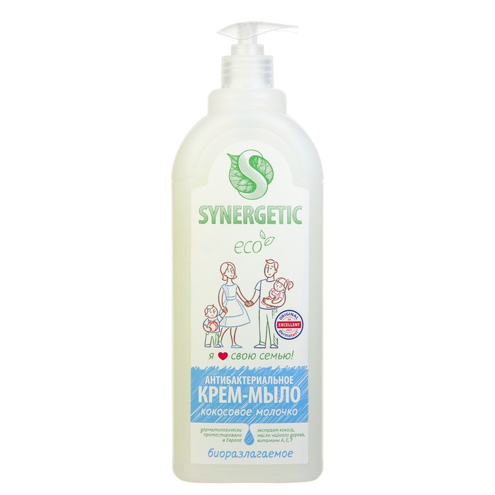 

Крем-мыло Synergetic "Кокосовое молочко", 1 л